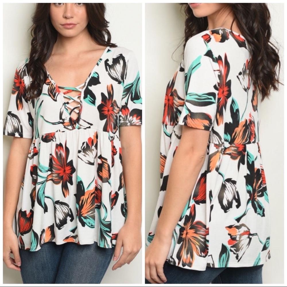 Baby Doll Floral Top